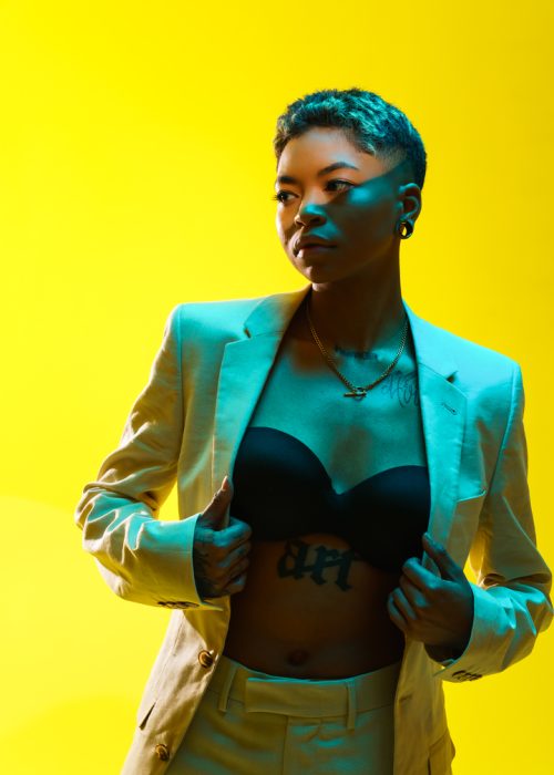 rikki yellow blue gel photography